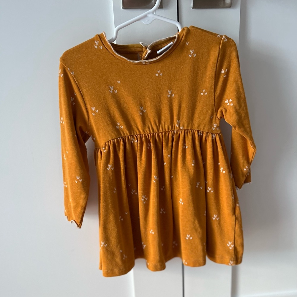 Mustard yellow dress